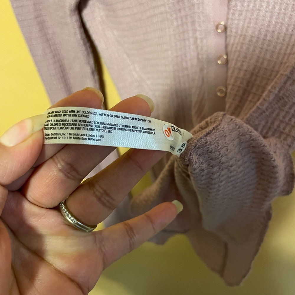 FP Movement by Free People Dusty Pink Long Sleeve Top - Picture 5 of 5